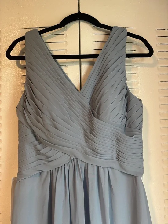 Flora Azazie Twilight Chiffon A-Line Bridesmaid Dress Size 10 β¨ New with Tag - Picture 6 of 16